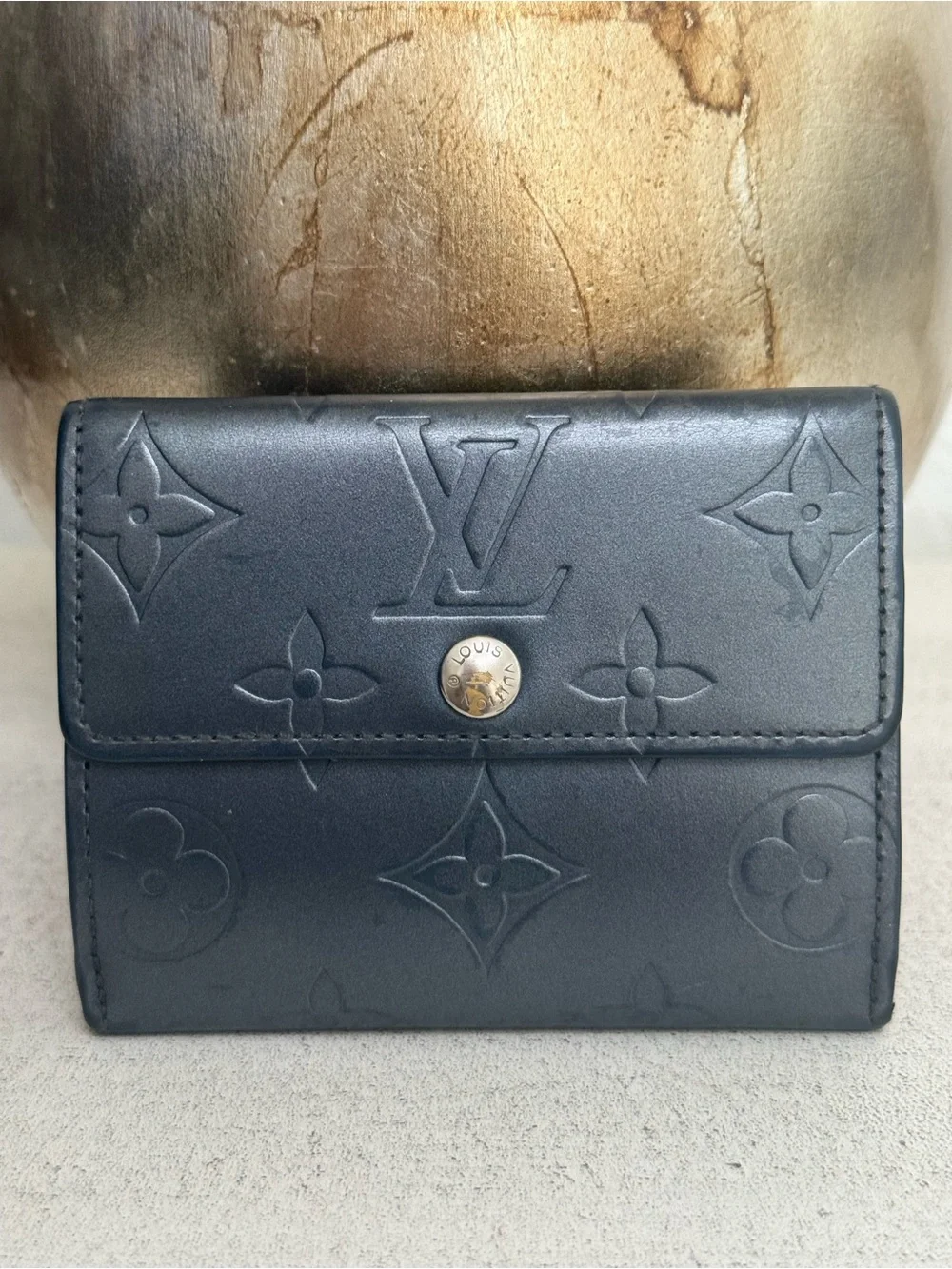 LOUIS VUITTON  Monogram Matte Vernis Ludlow Wallet